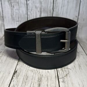 Levi's Men's Belt Reversible 38-40 Synthetic Leather Black Brown 11LP120059